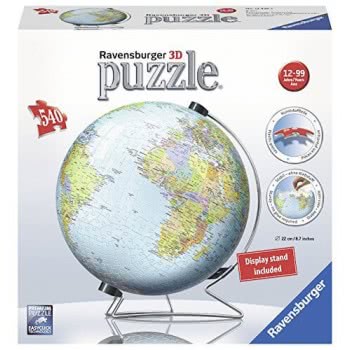Ravensburger Παζλ 3D 540Τμχ Υδρογειος 12436 4005556124367