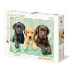 Clementoni Puzzle High Quality Collection Labrador Puppies 1000 Pcs 1220-39279 8005125392797