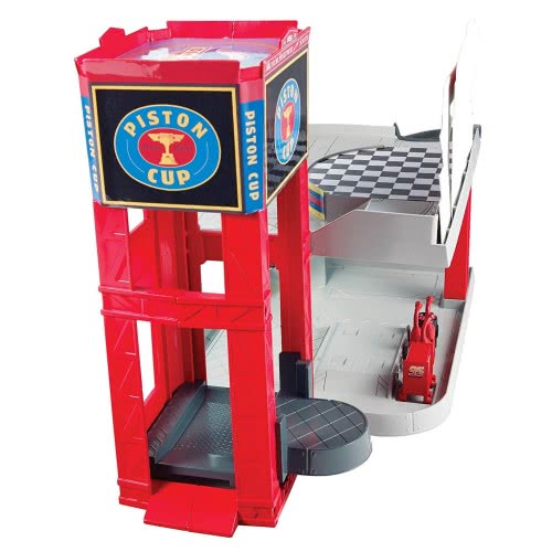Mattel Γκαράζ Σετ Παιχνιδιού Disney Pixar Cars Piston Cup DWB90 887961378979