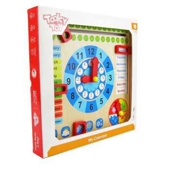 TOOKY TOY Ξύλινο Ημερολόγιο 258 6970090045424