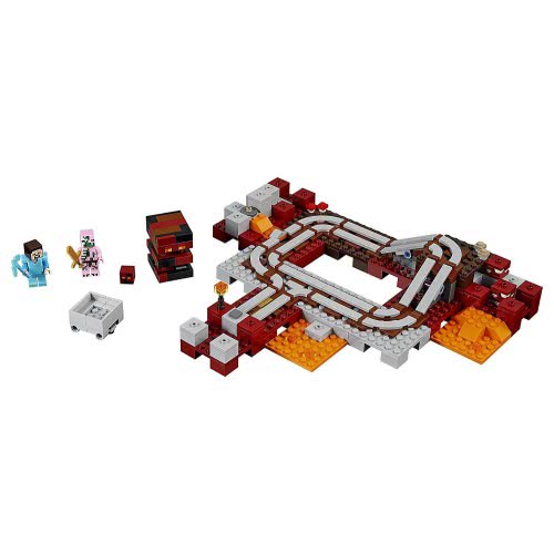 LEGO Minecraft: Ο Σιδηρόδρομος Του Νέδερ 21130 5702015865456