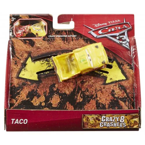 Mattel Cars 3 - Αυτοκινητάκια Crazy 8 - 3 Σχέδια DYB03 / ASST 887961407129