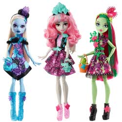 Mattel Monster High - Πάρτυ Λουλουδιών (3 Σχέδια) FDF11 / ASST 887961466249