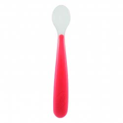 Chicco Κουτάλι Σιλικόνης Soft Κόκκινο 6 Μηνών+ F01-06828-71 8058664031818