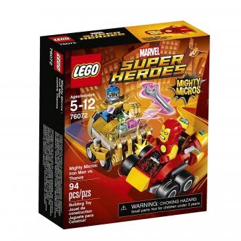 LEGO Super Heroes Mighty Micros: Iron Man Εναντίον Thanos 76072 5702015868587