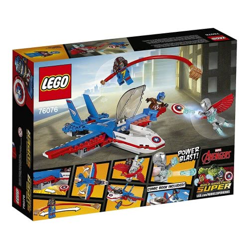 LEGO Marvel Super Heroes Καταδίωξη Με Τζετ Του Κάπτεν Αμέρικα 76076 5702015868617