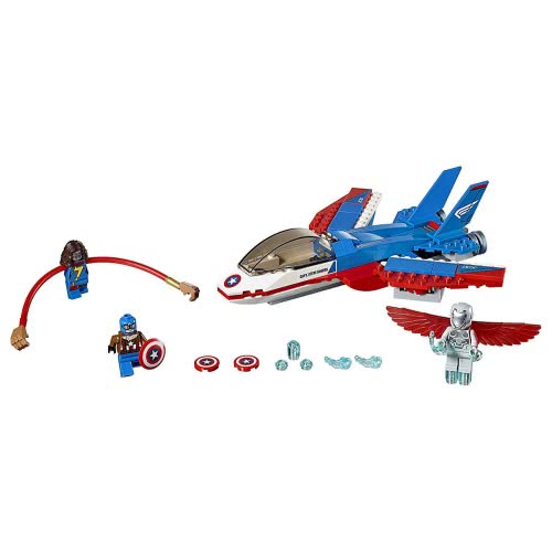 LEGO Super Heroes Καταδίωξη Με Τζετ Του Κάπτεν Αμέρικα 76076 5702015868617