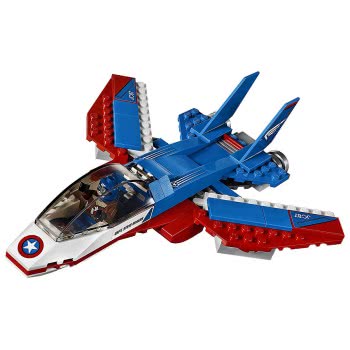 LEGO Super Heroes Καταδίωξη Με Τζετ Του Κάπτεν Αμέρικα 76076 5702015868617