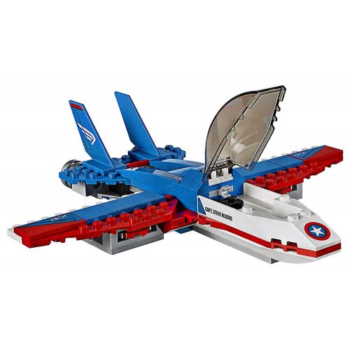 LEGO Super Heroes Καταδίωξη Με Τζετ Του Κάπτεν Αμέρικα 76076 5702015868617