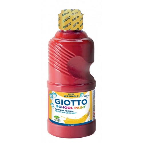Giotto Σχολική Τέμπερα Μπουκαλι 250Ml Kokkino 000530808 8000825005220