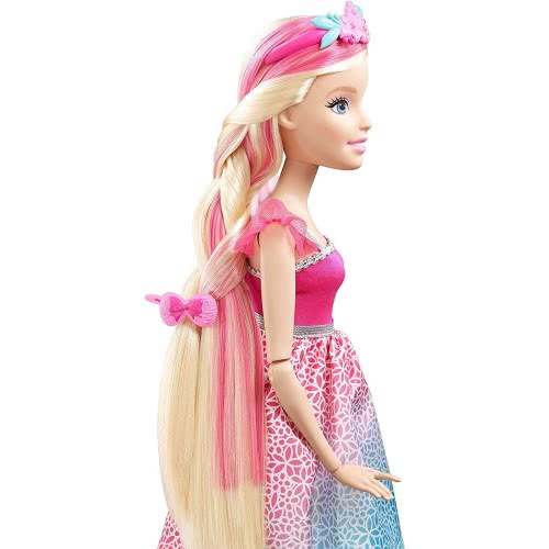 Mattel BARBIE ΠΡΙΓΚΙΠΙΣΣΑ ΜΑΚΡΙΑ ΜΑΛΛΙΑ - ΜΕΓΑΛΗ ΚΟΥΚΛΑ (45Εκ) - ΟΡΘΙΑ DPR98 887961324969