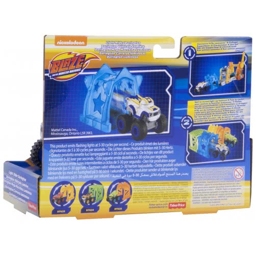 Mattel Blaze Οχήματα Light Riders Stripes DTV10 / ASST 887961364675
