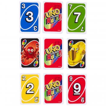 Mattel Uno Color Rules DWV64 887961389012