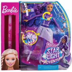 Mattel Λαμπάδα Barbie Star Light Adventure Lights & Sounds Hoverboarder Περιπέτεια Του Διαστήμα DLT23 
