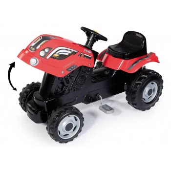 Smoby Τρακτέρ Με Καρότσα Farmer Xl Red 710108 3032167101082
