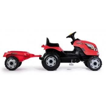 Smoby Τρακτέρ Με Καρότσα Farmer Xl Red 710108 3032167101082