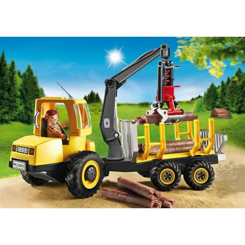 Playmobil Όχημα Μεταφοράς Ξυλείας Με Γερανό 6813 4008789068132