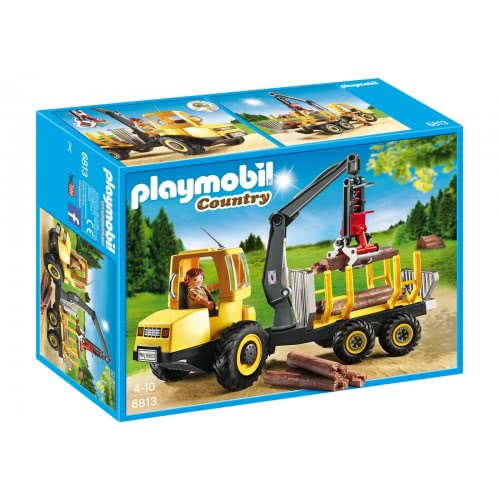 Playmobil Όχημα Μεταφοράς Ξυλείας Με Γερανό 6813 4008789068132