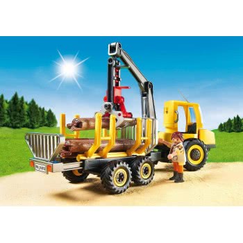 Playmobil Όχημα Μεταφοράς Ξυλείας Με Γερανό 6813 4008789068132