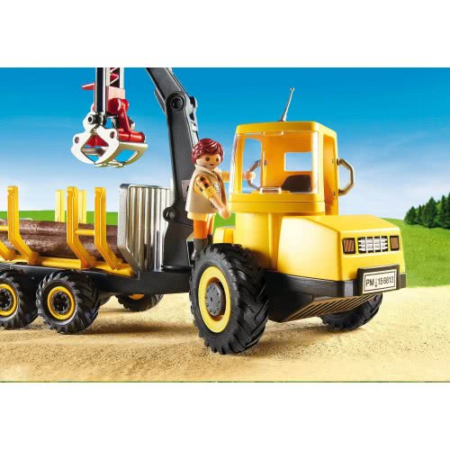 Playmobil Όχημα Μεταφοράς Ξυλείας Με Γερανό 6813 4008789068132