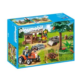 Playmobil Ξυλοκόποι Με Τρακτέρ 6814 4008789068149