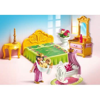 Playmobil Πριγκιπική Κρεβατοκάμαρα Και Βρεφική Κούνια 5146 4008789051462