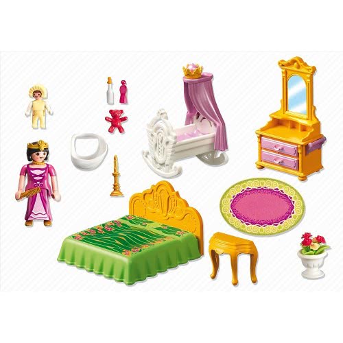 Playmobil Πριγκιπική Κρεβατοκάμαρα Και Βρεφική Κούνια 5146 4008789051462