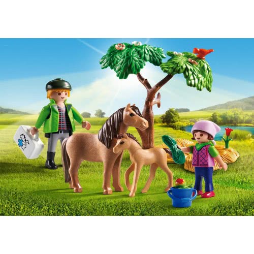 Playmobil Κτηνίατρος Με Πόνυ Και Πουλάρι 6949 4008789069498