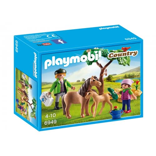 Playmobil Κτηνίατρος Με Πόνυ Και Πουλάρι 6949 4008789069498