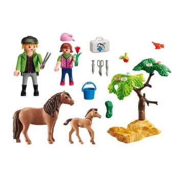 Playmobil Κτηνίατρος Με Πόνυ Και Πουλάρι 6949 4008789069498