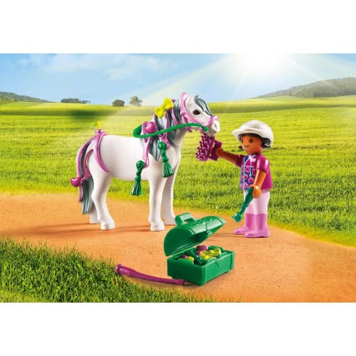 Playmobil Πόνυ Με Καρδούλες Και Κοριτσάκι 6969 4008789069696
