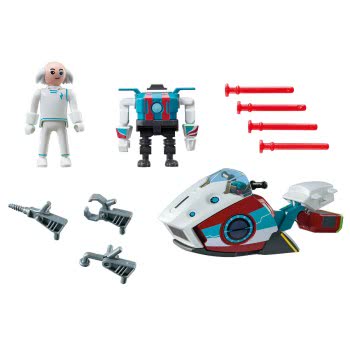 Playmobil Ο Δόκτωρ Χ Και Το Skyjet Του 9003 4008789090034