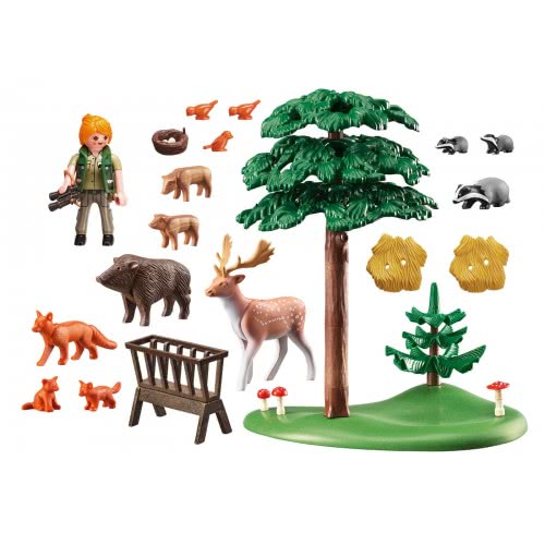 Playmobil Δασοφύλακας Με Ζώα Δάσους 6815 4008789068156
