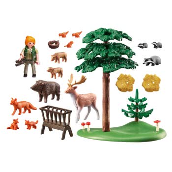 Playmobil Δασοφύλακας Με Ζώα Δάσους 6815 4008789068156