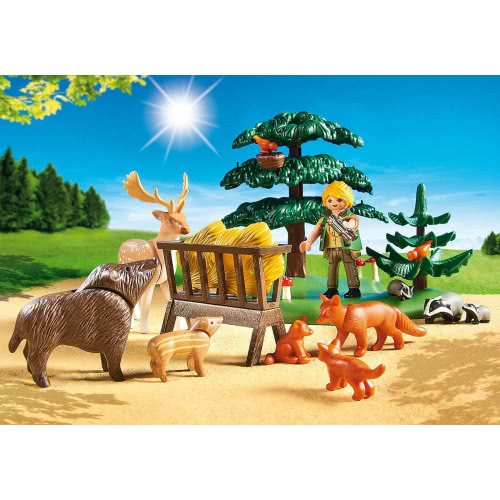 Playmobil Δασοφύλακας Με Ζώα Δάσους 6815 4008789068156