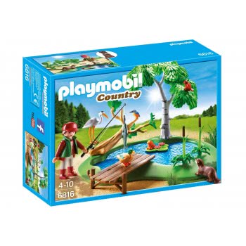 Playmobil Ψαράς Σε Λιμνούλα Με Ζωάκια 6816 4008789068163