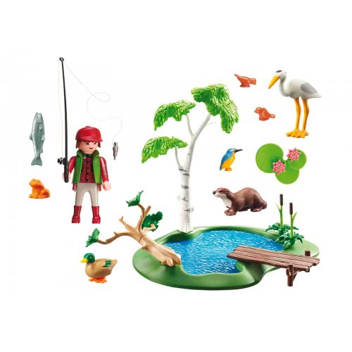 Playmobil Ψαράς Σε Λιμνούλα Με Ζωάκια 6816 4008789068163