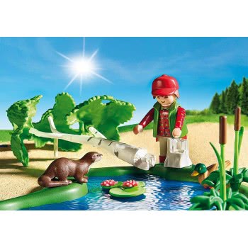 Playmobil Ψαράς Σε Λιμνούλα Με Ζωάκια 6816 4008789068163