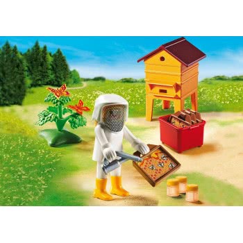 Playmobil Μελισσοκόμος Με Κηρήθρες 6818 4008789068187