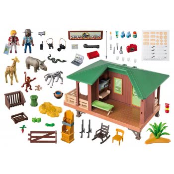 Playmobil Σταθμός Περίθαλψης Άγριων Ζώων 6936 4008789069368