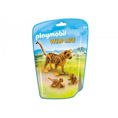 Playmobil Λεοπάρδαλη Με Τα Μωρά Της 6940 4008789069405