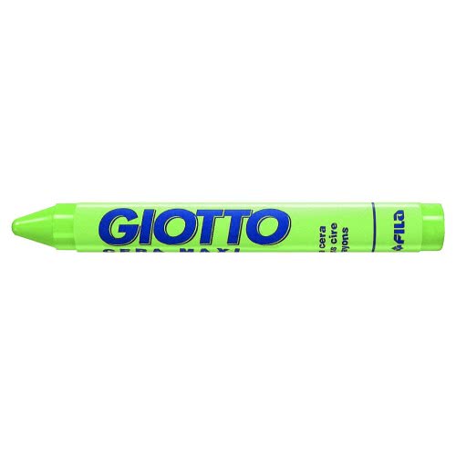 Giotto Κηρομπογιά 10Cm Χοντρή 12 Τεμάχια Cera Maxi 000291200 8000825291203