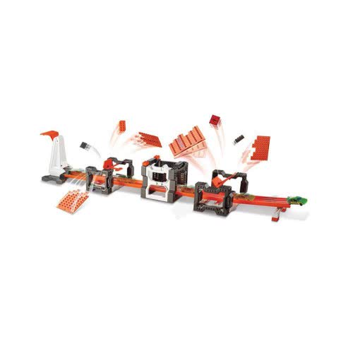 Mattel Hot Wheels Truck Builder Πίστα Σύγκρουσης Με Τουβλάκια DWW96 887961390377