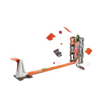 Mattel Hot Wheels Truck Builder Πίστα Σύγκρουσης Με Τουβλάκια DWW96 887961390377