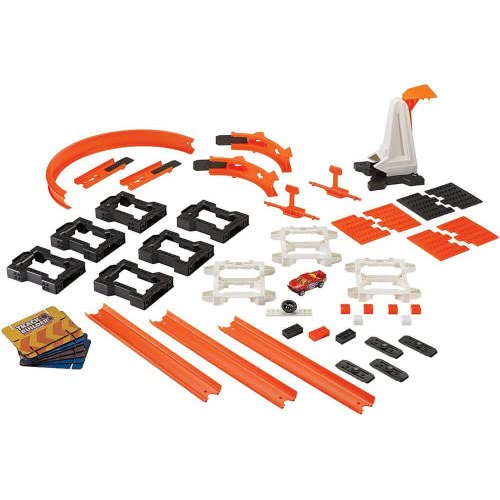 Mattel Hot Wheels Truck Builder Πίστα Σύγκρουσης Με Τουβλάκια DWW96 887961390377