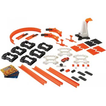 Mattel Hot Wheels Truck Builder Πίστα Σύγκρουσης Με Τουβλάκια DWW96 887961390377