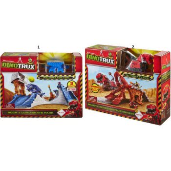 Mattel Dinotrux Σετ Παιχνιδιού - 2 Σχέδια CJV82 / ASST 887961106473