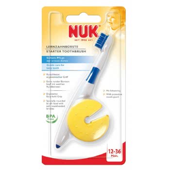 NUK Οδοντόβουρτσα Starter Με Προστατευτικό Δακτύλιο 10256207 4008600083702
