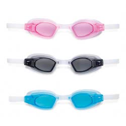 INTEX Free Style Goggles, Black/Blue/Pink 55682 6941057456829