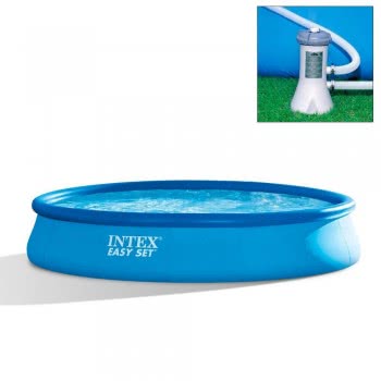 INTEX Πισίνα Easy Set Pool 457X84cm Και Αντλία Φίλτρου 28158 6941057400204